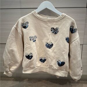 Zara girls sweatshirt